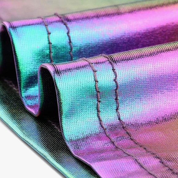 NWT colorful metallic stretchy sleeveless shirt - Medium - Picture 6 of 6